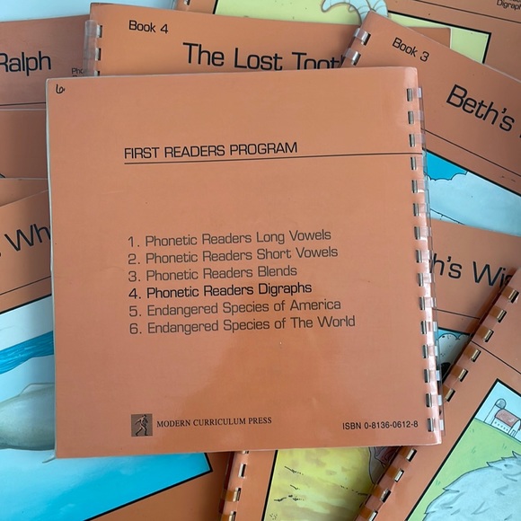 [ VINTAGE Children’s School Books - Phonics Curriculum Early Education ] - Picture 5 of 7